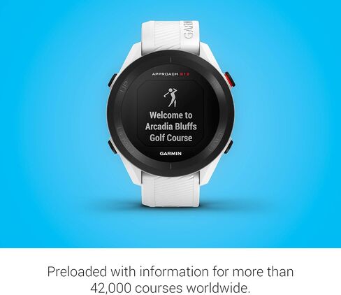 Garmin Approach S12, Easy-to-Use GPS Golf Watch, 42k+ Preloaded Courses, Granite Blue, 010-02472-01 in Kuwait