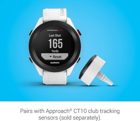 Garmin Approach S12, Easy-to-Use GPS Golf Watch, 42k+ Preloaded Courses, Granite Blue, 010-02472-01 in Kuwait