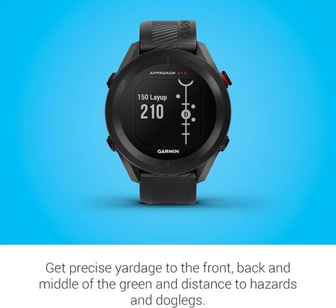 Garmin Approach S12, Easy-to-Use GPS Golf Watch, 42k+ Preloaded Courses, Granite Blue, 010-02472-01 in Kuwait