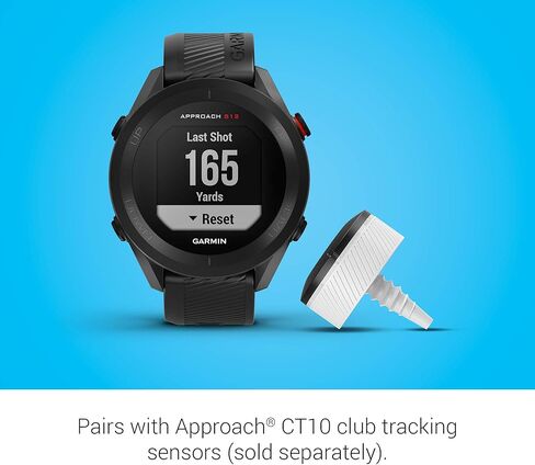 Garmin Approach S12, Easy-to-Use GPS Golf Watch, 42k+ Preloaded Courses, Granite Blue, 010-02472-01 in Kuwait