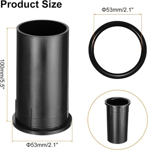 MECCANIXITY 3Pcs 53x100mm/2.1 x 4 Inch Speaker Port Tube Subwoofer Bass Box Tube Bass Woofer Box Speaker Box Bass Air Port for DJ/PA Speaker Cabinets in Saudi Arabia