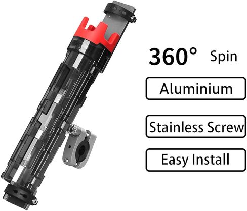 Spinning Fishing Rod Holder for Bicycle and Motorcycle Rod Rack for Bicycle Securely Attached to The Bike in Saudi Arabia