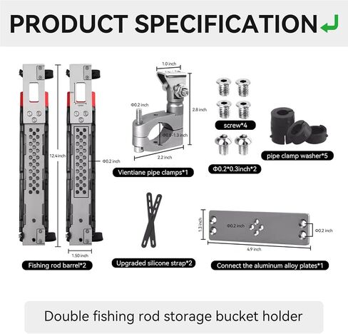 Spinning Fishing Rod Holder for Bicycle and Motorcycle Rod Rack for Bicycle Securely Attached to The Bike in Saudi Arabia