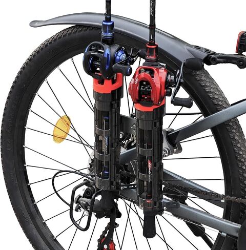 Spinning Fishing Rod Holder for Bicycle and Motorcycle Rod Rack for Bicycle Securely Attached to The Bike in Saudi Arabia