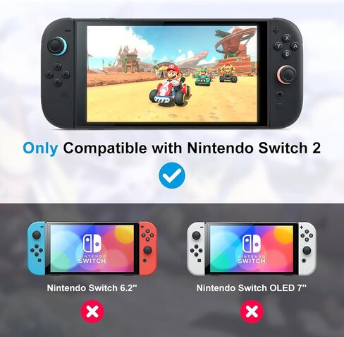 تبديل عجلات التوجيه المصممة لوحدات تحكم Switch 2 Joy-Con ، وعجلات السباق لماريو كارت 9/8 ديلوكس ، تحاكي تجربة السباق الواقعية ، وتبديل وحدة تحكم العجلة Joycon in Kuwait
