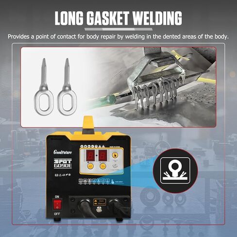 220V Stud Welder Dent Repair Kit, 3KW Car Body Dent Repair Puller with 7 Welding Modes for Car Dent Repair(European,220V) in Kuwait