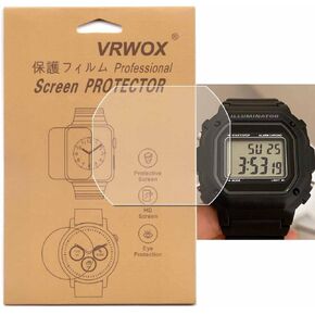 [3-Pcs] TPU Screen Protector For F-108WH F-108WHC-1ACF Watch,Full Coverage HD TPU Clear Anti-Bubble and Anti-Scratch