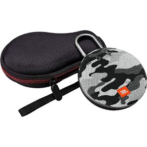 Clip 3, Black Camo - Waterproof, Durable & Portable Bluetooth Speaker - Up to 10 Hours of Play with A Megen Hardshell Protection Case