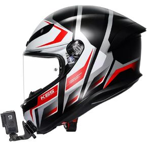 Customized Chin Mount Kits Made for AGV K6 and K6S Camera Mount Kit, Customize Aluminum Base Compatible with GoPro and Insta360