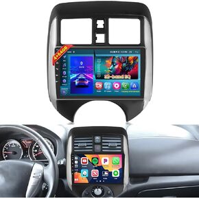 [4+64G] Inefala Android Car Stereo for Nissan Versa Note 2014-2018 with Wireless Carplay Android Auto, 9 Inch HD Touchscreen Radio with WiFi GPS Bluetooth5.0 FM/RDS 32EQ SWC Backup Camera MIC