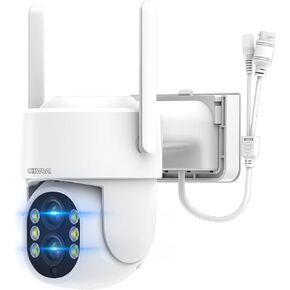 OHWOAI Dual Zoom Wireless Outdoor Camera for Home Security, 2-Way Audio PTZ Camera with WiFi,Wireless Cameras Outdoor for Home Security,Surveillance & Security Cameras