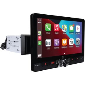Dual Electronics DCPA101 10.1-inch Certified Apple Carplay Android Auto with Backup Camera | Single DIN Touchscreen Car Stereo Radio | Sirius XM Ready | Built-in Bluetooth