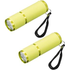 PATIKIL 9 LED GLOW في المصابيح الداكنة ، 2 PCS المصباح المصباح المصباح المصباح المصباح المطلي بالمصباح المصباح مع حزام للتخييم ، المشي لمسافات طويلة ، الحفلات ، الوردي in Kuwait