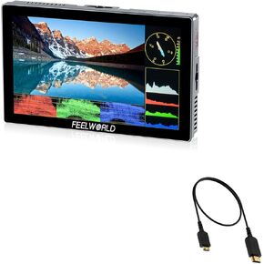 Mostworld P6X Camera Monitor مع كابل 1 × Mini HDMI