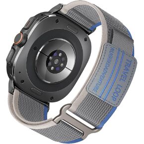 BXUXOHS Nylon Band for Samsung Galaxy Watch Ultra Bands 47mm,Rugged Fabric Braided Sport Strap with Stars-Stripes Flag Replacement Wistband for Samsung Galaxy Watch 7 Ultra Band 47 mm Men Women