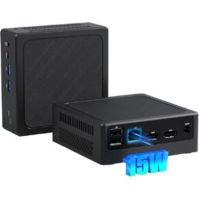 Mini PC,N100 B4 Mini Desktop Computer,16GB DDR4 RAM,512GB PCIE 3.0 SSD,Dual Display,1 RJ45 1G LAN,USBx4,Type-C, Wi-Fi5,BT4.2,for School PC, Office PC, Home Theater