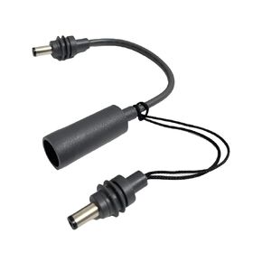 DC5521 Female to Male Adapter for Starlink Mini, Power Converter Cable with Waterproof Plug Cover, DC 5.5mm x 2.1mm Female Jack to Male Plug Connector for Starlink Mini Waterproof Accessories