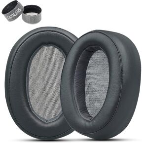 GVOEARS Replacement earpads for Sony WH-H900N Headphones Pads, Ear Pads Cushions Also Compatible with Sony MDR-100ABN Headsets. Soft and Comfortable Memory Foam, Premium Protein Leather (Grey)