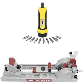Wheeler Firearms Accurizing Torque Wrench and Tipton Best Gun Vise for Cleaning, Gunsmithing and Gun Maintenance
