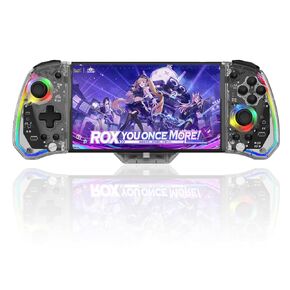G&G&G&St Switch Controller,for Nintendo Switch Accessories, joycon for Nintendo Switch Oled Controller Handheld Mode, Adjustable LED Light,Ergonomic Design, 6-Axis Gyro, Transparent Mapping