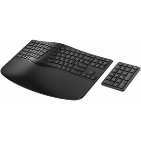 HP 965 Keyboard - Wireless Connectivity - Bluetooth - 33 ft - USB Type A Interface - Dictation, Language Switch Hot Key(s) - Windows 10, Windows 11, Mac OS, ChromeOS - English (US) - Notebook - PC, Ma