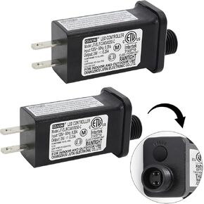 PremierAdapter Power Supply for CZJUTAI JT-EL/FC240V0250-C 24V6W /4.5W /3.6W /1.35W for Christmas Lighting,String Light, Projector Light,Lawn Lamp, Inflatable Device (2)