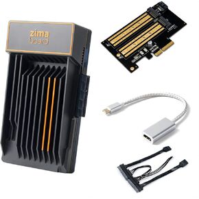 DIY NAS KIT - 832 + PCIE SSD Adapter + Sata y -Cable + MinIDP إلى HDMI 1080p