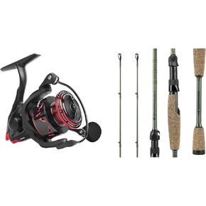KastKing Speed Demon Elite Spinning Reel - World’s Fastest Spinning Reel 7.4:1 Ratio, Size 3000, KastKing Spartacus II Fishing Rods - IM6 Graphite Blanks Spinning Rods