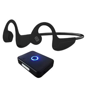 eEAR-BC-BT-Tx-001 The FIRST Bone Conduction military grade, personal hearing amplifier with the latest Bluetooth 5.3 technology open ear headphones with Sound Transmitter
