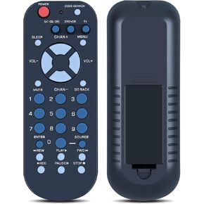 Universal Remote Control for RCA, 3-Device Palm-Sized Universal IR Remote Replaces Most Major Remote Brands, Including for TV, DVD, VCR and Satellite Receiver, RCR503BE