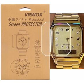 [3-Pcs] TPU Screen Protector For AQ-230A AQ-230GA-9D Watch,Full Coverage HD TPU Clear Anti-Bubble and Anti-Scratch
