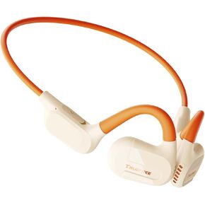 truefree F2 Open Ear Headphones Bluetooth 5.3 Air Conduction Wireless Headphones Sport Earbuds with 16.2mm Enhanced Bass,Dual Mic for Clear Calls,15H Playtime,Multipoint Connection,App Control,Beige
