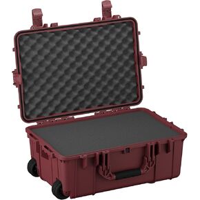 Condition 1 24" Rolling Heavy-Duty Lockable Storage Case Model 305 with Wheels and Handle, IP67 Rated Waterproof, Dustproof, TSA Friendly, Made in USA, 24.50"x17.02"x10.20", Navy