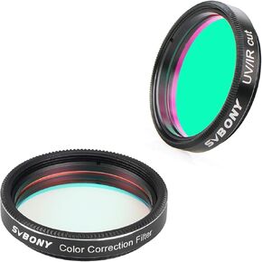 SVBONY 1.25 inches UV IR Cut Block Filter Bundle with SV231 Color Correction Filter