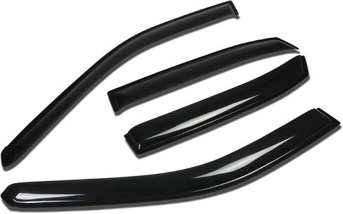 Auto Dynasty 4Pcs Tape-On Window Vent Visor Deflector Rain Guard Compatible with 4Runner N180 in Kuwait
