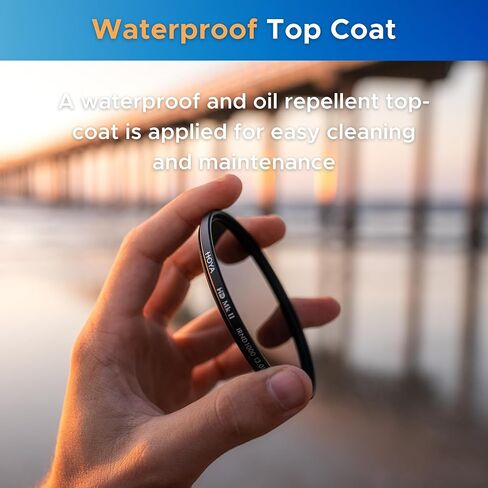 Hoya 62mm ND Filter HD Mk II IRND64 – 6-Stop Neutral Density Camera Lens Filter with Black Aluminum Slim Frame – ACCU-ND IR-Cut Tech – Waterproof Oil-Repellent & Multi-Coated Optical Glass in Kuwait