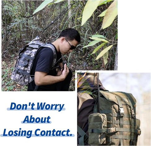 Bingfu Long Range Ham Radio Antenna 42.5inch for Baofeng uv5r VHF UHF Radio | 136-520MHz CS Tactical Antenna SMA Female for Wouxun Baofeng BF-F8HP UV-5R UV-82 BF-888S GT-3 Ham Two Way Radio Walkie Talkie in Kuwait