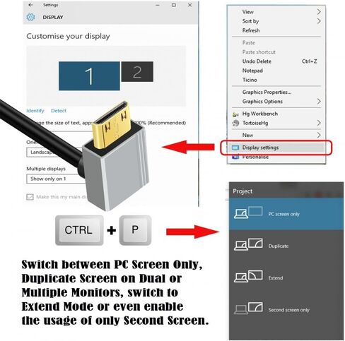 Cy 90 درجة يمين الزاوية Mini HDMI 2.1 Ultra Thin HDTV Cable 8K 4K Hyper Super Super Slim Type-A to type-C للكاميرا HDTV 50 سم in Kuwait