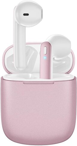 Wireless Earbuds 40H Playtime 8H Continuous Playtime Bluetooth Ear Buds, IPX6 Waterproof Stereo Sound Bluetooth Wireless Headphones with Microphone and Charging Case for iOS Android Sports in Saudi Arabia