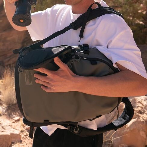 WANDRD STRATUS Photo 18L: Weather-Resistant Camera Backpack and Camera Bag - Dual Side Access, and Compact Storage for Modern Creators (Wasatch Green) in Kuwait