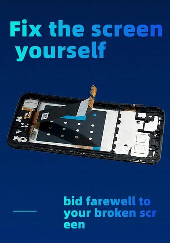 for Samsung Galaxy A15 Screen Replacement for Samsung A15 4G/5G Screen Replacement with Frame A156u A156e A156w S156dl SM-A156vl A156B/DS LCD Display digitizer Touch Screen Black 6.5 Inch in Saudi Arabia