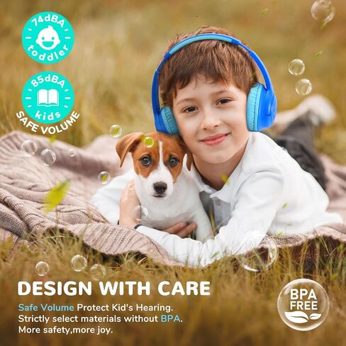 iClever BTH18 Kids Bluetooth Headphones LED Lights for Toddler Boys Girls in Kuwait