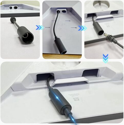 DC5521 Female to Male Adapter for Starlink Mini, Power Converter Cable with Waterproof Plug Cover, DC 5.5mm x 2.1mm Female Jack to Male Plug Connector for Starlink Mini Waterproof Accessories in Kuwait