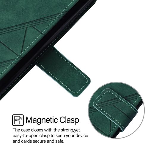 for Samsung Galaxy A57 Leather Case, Geometric Patterns Wallet Case with 3 Card Slots, Magnetic Closure Kickstand Flip Phone Case Shockproof Cover, Blue in Saudi Arabia