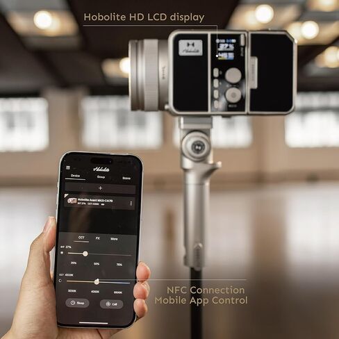 مجموعة أدوات إنشاء إضاءة التصوير الفوتوغرافي من Avant Max LED مع تحكم LCD، باب بارندور، مقبض مريح، 6 مرشحات ألوان، CRI/TLCI 96+، 2700-6500K، طاقة تيار متردد/تيار مستمر، إضاءة استوديو احترافية in Kuwait