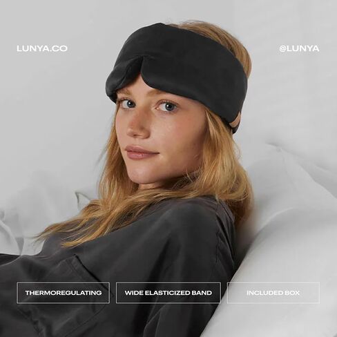 Washable Silk Sleep Mask with Box in Kuwait