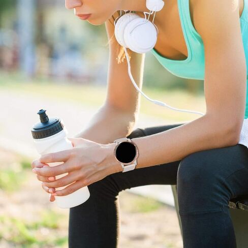 5 حزمة حزمة ساعات ساقية ل Garmin Venu 3S / Venu 2S / Vivoactive 4S / Vivomove 3S ، Soft Sport 18mm Strapbaring Brachband Strap لـ Garmin Forerunner 255S / 265S in Kuwait