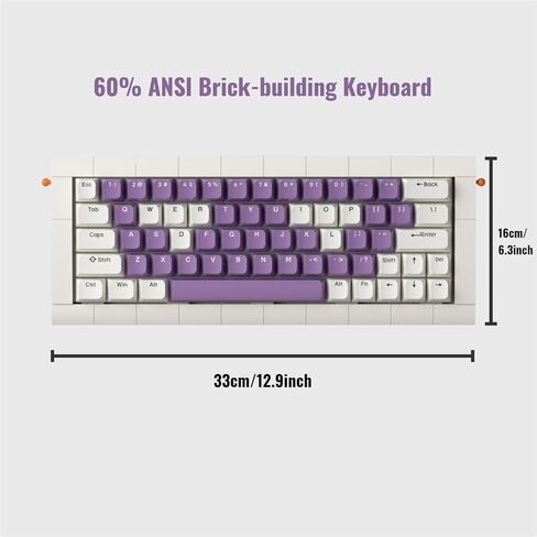 02Lilith Q 75 ٪ 5.5 ° لوحة مفاتيح مريحة مع OEM KEYCAP ، حالة متوافقة مع LEGO ، جبل الحشية ، السلكية ، RGB ، الساخنة القابلة للتبديل ، التبديل الخطي ، QMK ، قارورة للفوز/MAC ، مجموعة كاملة ، أبيض (ليليث س 75 ٪) in Kuwait