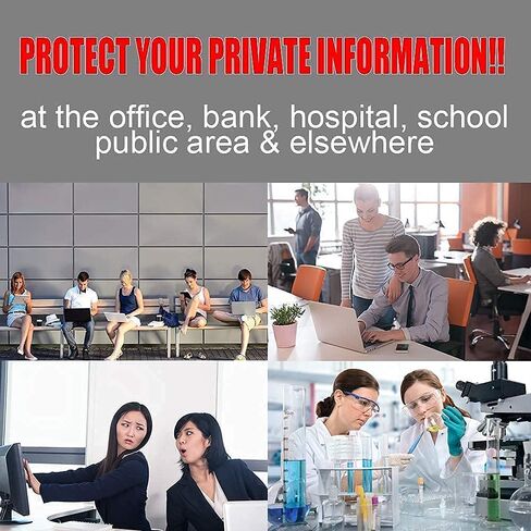 Light 24 Inch wide - 16:9 Aspect Ratio - Computer Privacy Screen Filter for Widescreen Monitor - Anti-Glare - Anti-Scratch Protector Film - Protects Your Eyes from Harmful Glare and Blue Light in Kuwait