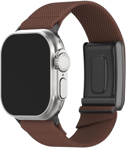 Nylon Hybrid Strap Compatible with Apple Watch + Whoop 4.0, Odor Resistant and Breathable Nylon band in Kuwait